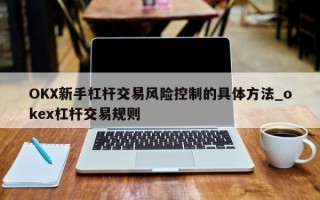 OKX新手杠杆交易风险控制的具体方法_okex杠杆交易规则