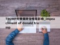 TRUMP对美国政治格局影响_impeachment of donald trump