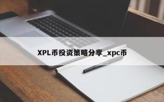 XPL币投资策略分享_xpc币