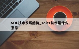 SOL技术发展趋势_soler技术是什么意思