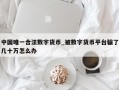 中国唯一合法数字货币_被数字货币平台骗了几十万怎么办