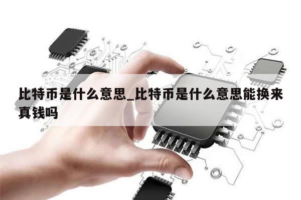 比特币是什么意思_比特币是什么意思能换来真钱吗-第1张图片-币选网