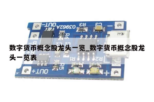 数字货币概念股龙头一览_数字货币概念股龙头一览表-第1张图片-币选网