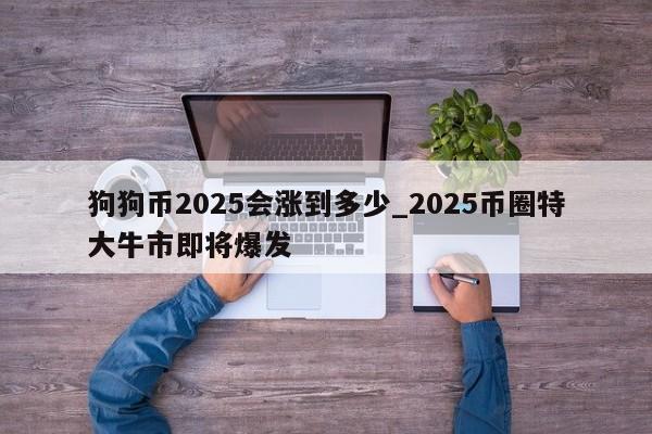 狗狗币2025会涨到多少_2025币圈特大牛市即将爆发-第1张图片-币选网