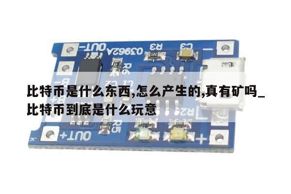 比特币是什么东西,怎么产生的,真有矿吗_比特币到底是什么玩意-第1张图片-币选网