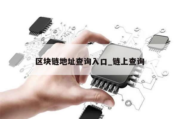 区块链地址查询入口_链上查询-第1张图片-币选网