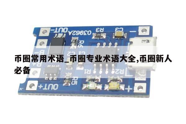 币圈常用术语_币圈专业术语大全,币圈新人必备-第1张图片-币选网