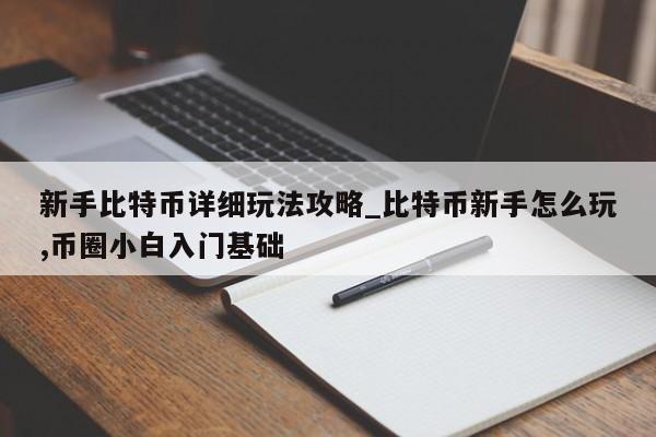 新手比特币详细玩法攻略_比特币新手怎么玩,币圈小白入门基础-第1张图片-币选网