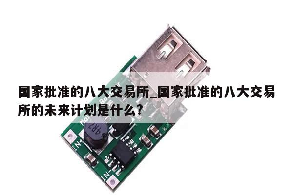 国家批准的八大交易所_国家批准的八大交易所的未来计划是什么?-第1张图片-币选网