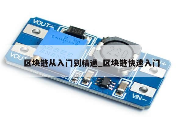 区块链从入门到精通_区块链快速入门-第1张图片-币选网