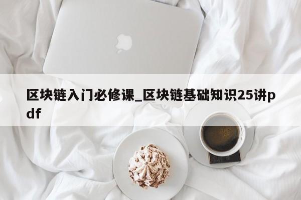 区块链入门必修课_区块链基础知识25讲pdf-第1张图片-币选网