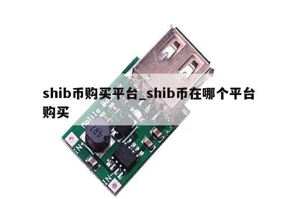 shib币购买平台_shib币在哪个平台购买-第1张图片-币选网