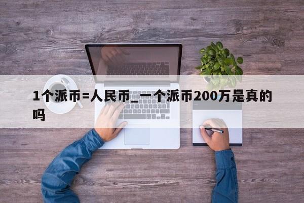 1个派币=人民币_一个派币200万是真的吗-第1张图片-币选网