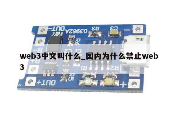 web3中文叫什么_国内为什么禁止web3-第1张图片-币选网