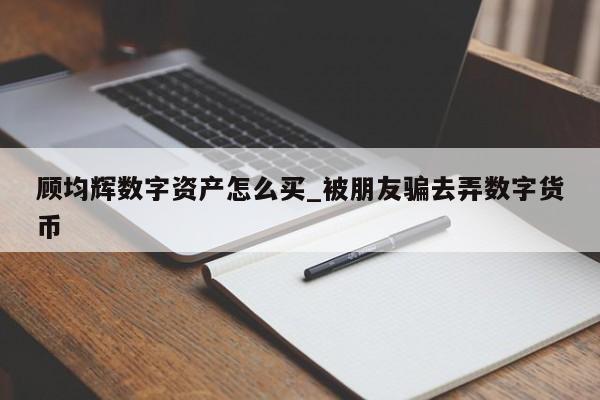 顾均辉数字资产怎么买_被朋友骗去弄数字货币-第1张图片-币选网