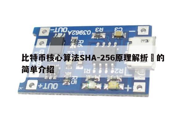 比特币核心算法SHA-256原理解析​的简单介绍-第1张图片-币选网