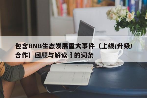 包含BNB生态发展重大事件（上线/升级/合作）回顾与解读​的词条-第1张图片-币选网