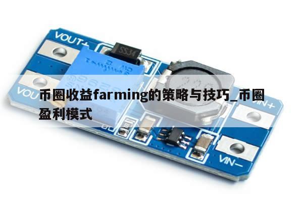 币圈收益farming的策略与技巧_币圈盈利模式-第1张图片-币选网