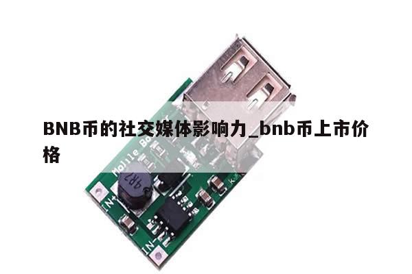 BNB币的社交媒体影响力_bnb币上市价格-第1张图片-币选网