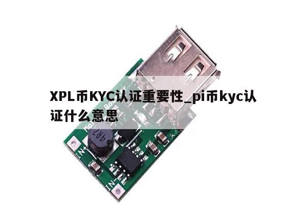 XPL币KYC认证重要性_pi币kyc认证什么意思-第1张图片-币选网