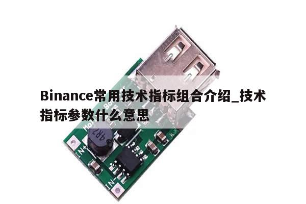 Binance常用技术指标组合介绍_技术指标参数什么意思-第1张图片-币选网