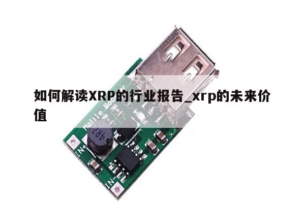 如何解读XRP的行业报告_xrp的未来价值-第1张图片-币选网