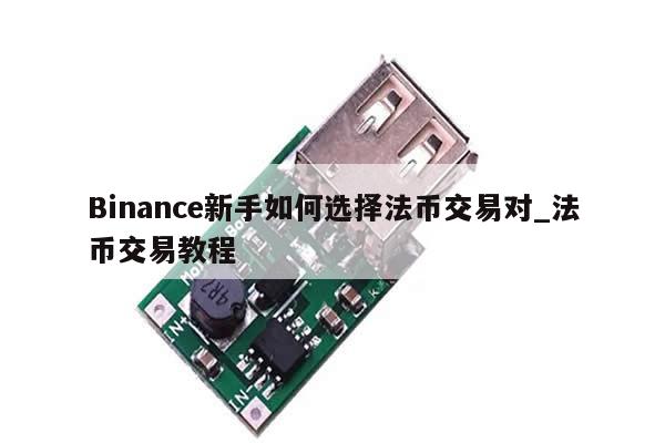 Binance新手如何选择法币交易对_法币交易教程-第1张图片-币选网 Binance新手如何选择法币交易对_法币交易教程-第1张图片-币选网