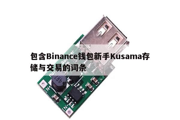 包含Binance钱包新手Kusama存储与交易的词条-第1张图片-币选网