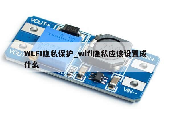 WLFI隐私保护_wifi隐私应该设置成什么-第1张图片-币选网 WLFI隐私保护_wifi隐私应该设置成什么-第1张图片-币选网