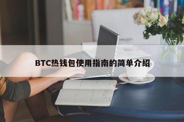 BTC热钱包使用指南的简单介绍-第1张图片-币选网