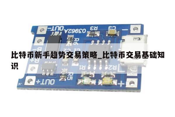 比特币新手趋势交易策略_比特币交易基础知识-第1张图片-币选网 比特币新手趋势交易策略_比特币交易基础知识-第1张图片-币选网