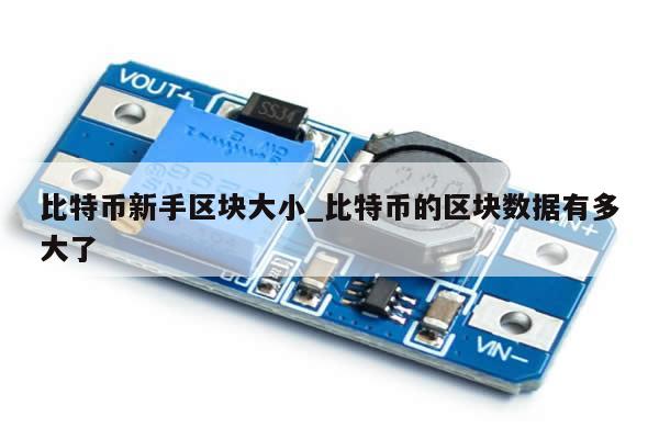 比特币新手区块大小_比特币的区块数据有多大了-第1张图片-币选网