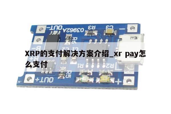 XRP的支付解决方案介绍_xr pay怎么支付-第1张图片-币选网