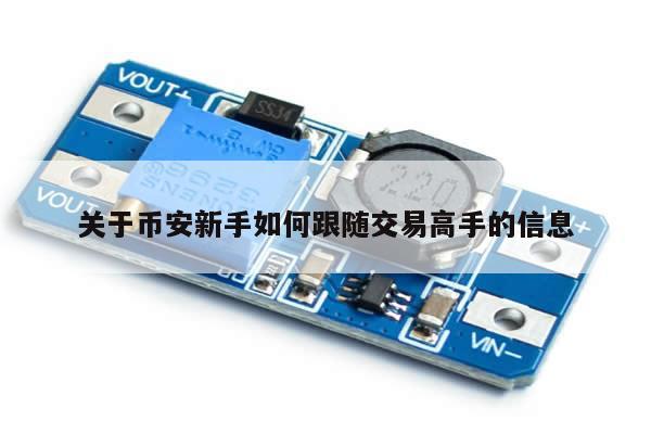 关于币安新手如何跟随交易高手的信息-第1张图片-币选网