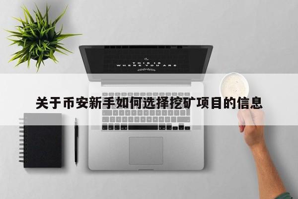 关于币安新手如何选择挖矿项目的信息-第1张图片-币选网