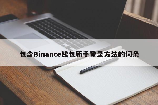 包含Binance钱包新手登录方法的词条-第1张图片-币选网