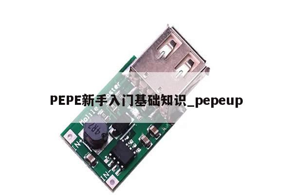 PEPE新手入门基础知识_pepeup-第1张图片-币选网 PEPE新手入门基础知识_pepeup-第1张图片-币选网