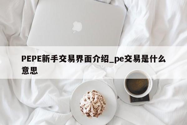 PEPE新手交易界面介绍_pe交易是什么意思-第1张图片-币选网
