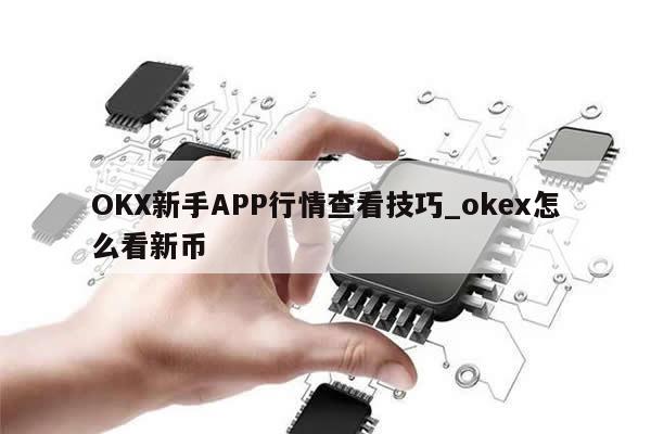 OKX新手APP行情查看技巧_okex怎么看新币-第1张图片-币选网
