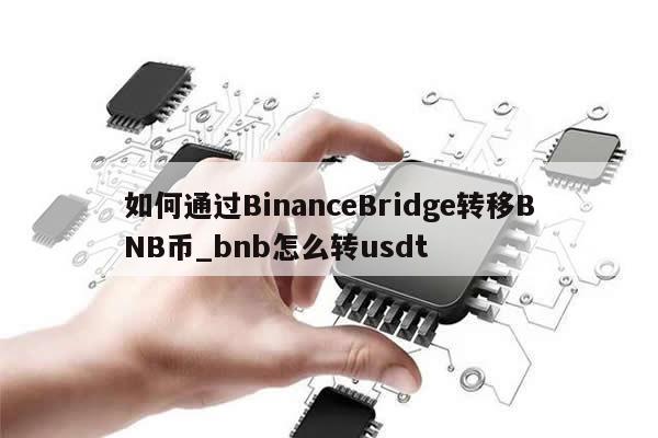 如何通过BinanceBridge转移BNB币_bnb怎么转usdt-第1张图片-币选网