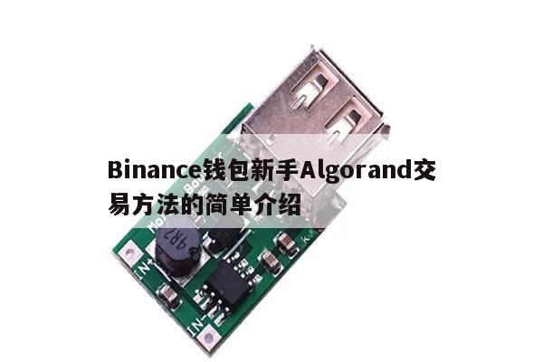 Binance钱包新手Algorand交易方法的简单介绍-第1张图片-币选网